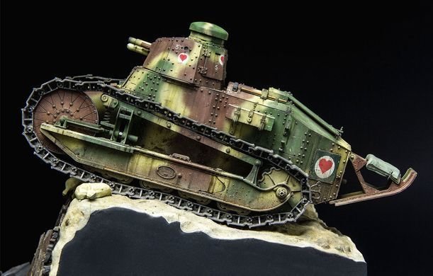 Збірна модель 1/35 Renault FT-17 з клепаною баштою, Meng TS-011