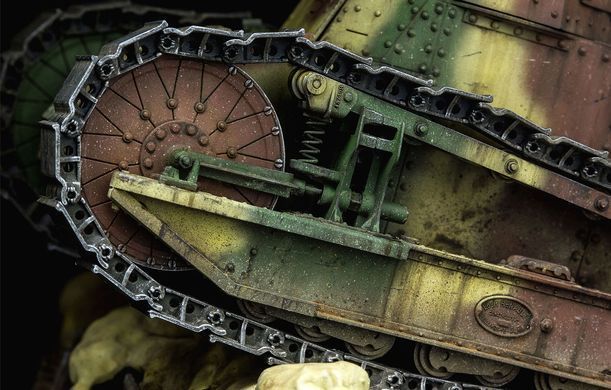 Збірна модель 1/35 Renault FT-17 з клепаною баштою, Meng TS-011