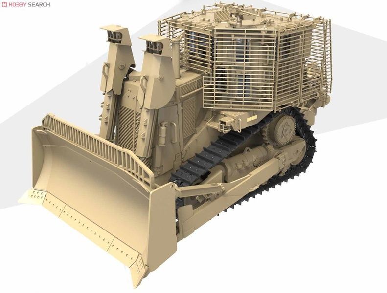 Збірна модель 1/35 Броньований бульдозер D9R із ґратчастими екранами, Meng SS-010