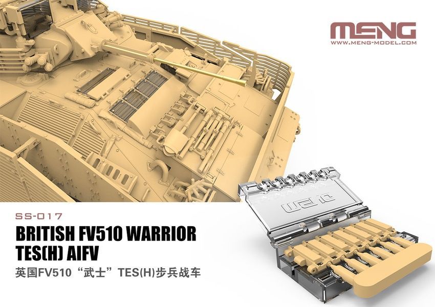 Збірна модель 1/35 FV510 Warrior TES(H) британська бойова машина піхоти, Meng SS-017