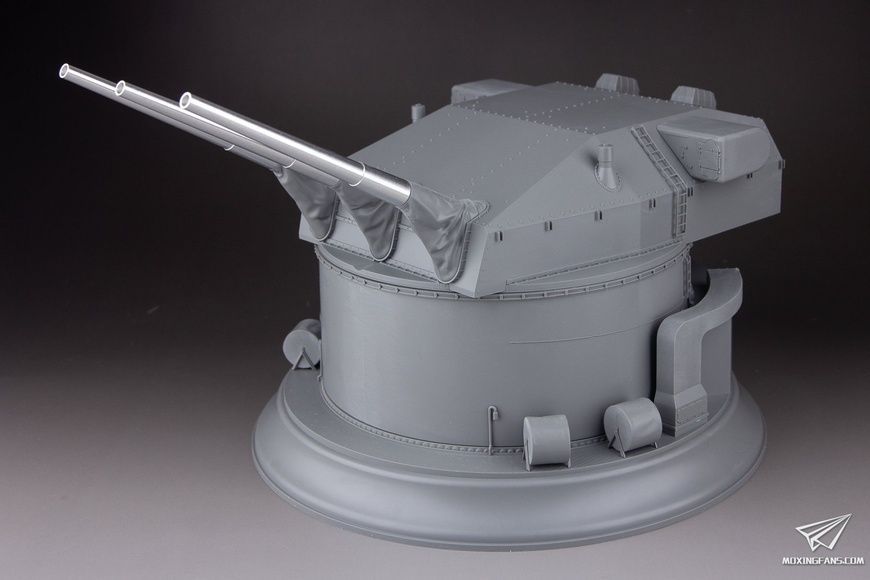 Збірна модель 1/72 Башта "B" лінкора Scharnhorst з 28 cm SK C/34, з металевими стволами, Takom 5016