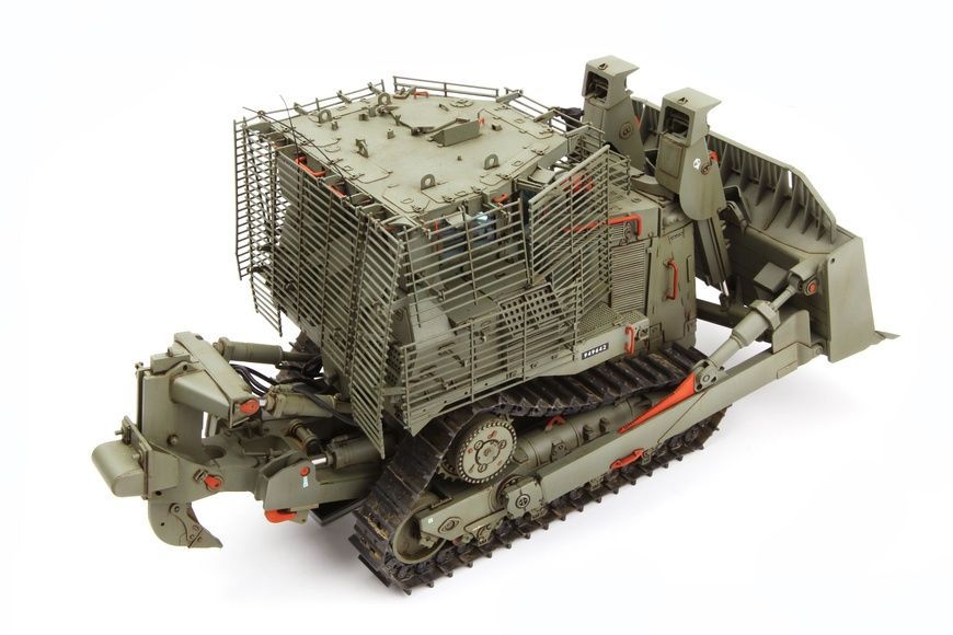 Збірна модель 1/35 Броньований бульдозер D9R із ґратчастими екранами, Meng SS-010