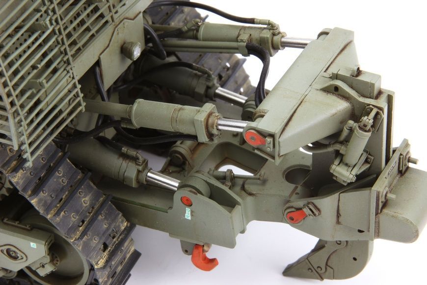 Збірна модель 1/35 Броньований бульдозер D9R із ґратчастими екранами, Meng SS-010