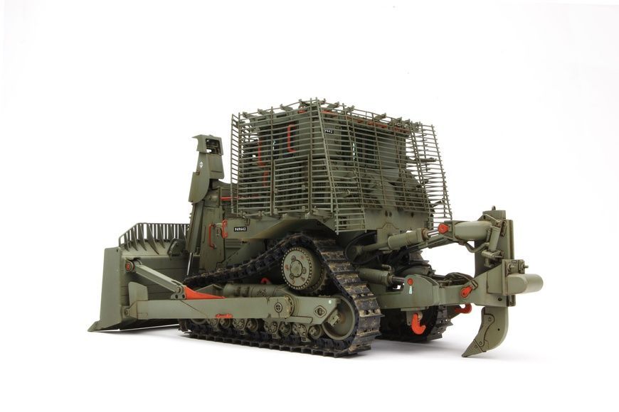 Збірна модель 1/35 Броньований бульдозер D9R із ґратчастими екранами, Meng SS-010