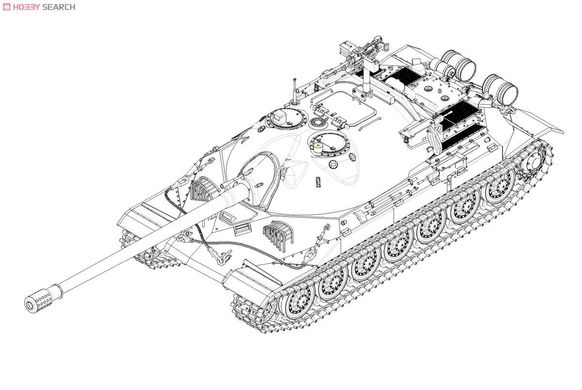 Збірна модель 1/35 ИС-7 (Об'єкт 260) радянський дослідний важкий танк, Trumpeter 05586