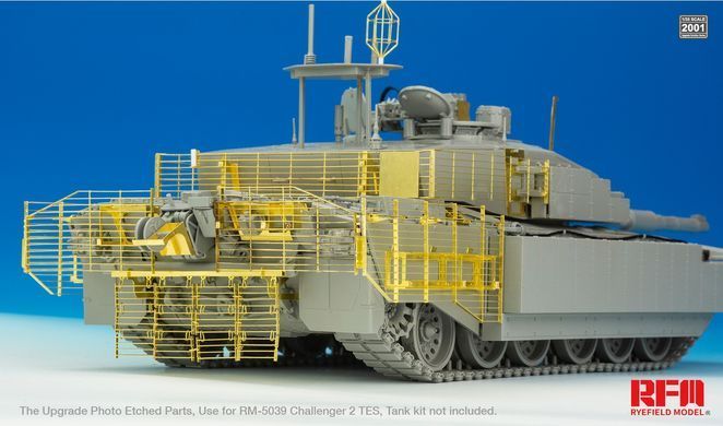 Фототравлення для британського ОБТ Challenger 2 TES в 1/35 (для RFM RM-5039), RFM RM-2001