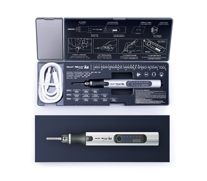 Акумуляторна ручна шліфувально-гравіювальна машина (бормашина) Galaxy Tools T15A01