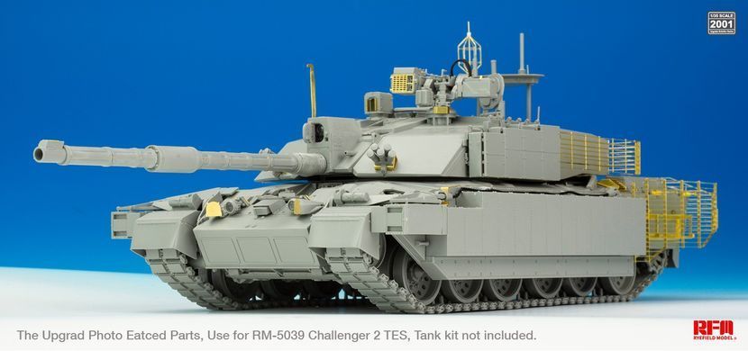 Фототравлення для британського ОБТ Challenger 2 TES в 1/35 (для RFM RM-5039), RFM RM-2001