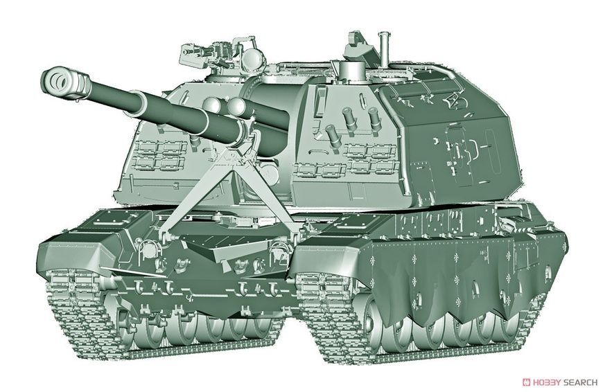 Збірна модель 1/35 2С19М2 "Мста-С" 152-мм самохідна гаубиця, Trumpeter 09534