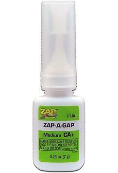 Клей цианоакрилатний середньої густини Zap-A-Gap PT-04 Medium CA+ (7 г)