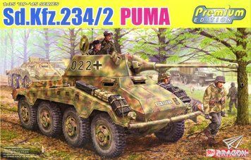 Збірна модель 1/35 Sd.Kfz.234/2 Puma важкий бронеавтомобіль, Dragon 6943