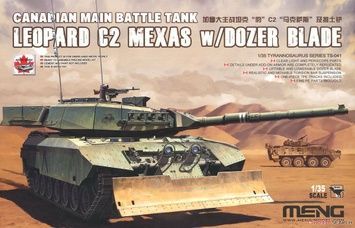 Збірна модель 1/35 Leopard C2 MEXAS з бульдозерним відвалом, Meng TS-041
