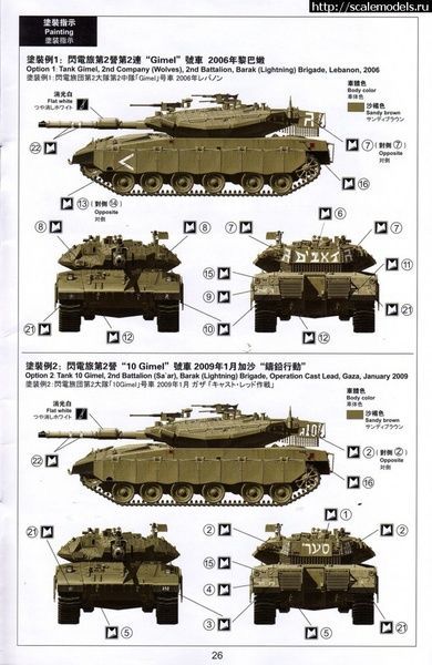 Збірна модель 1/35 Merkava Mk.3D ранніх випусків, Meng TS-001