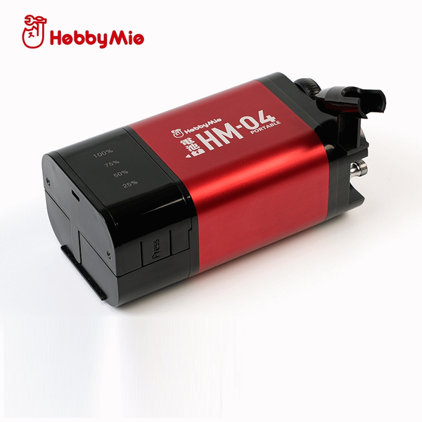 Акумуляторний компресор для аерографа HobbyMio HM-04 (8000 мАг)