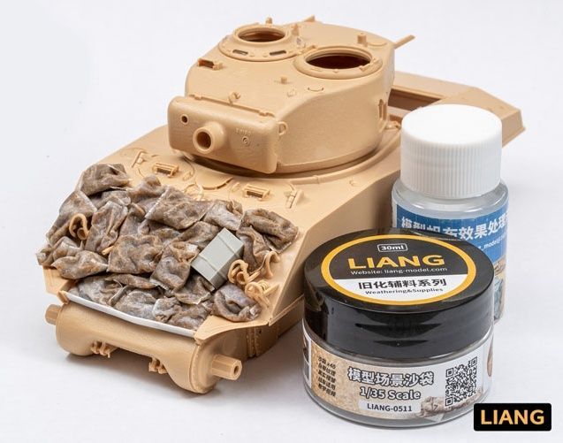Набір для імітації мішків з піском для масштабу 1/35 (40 шт), LIANG 0511