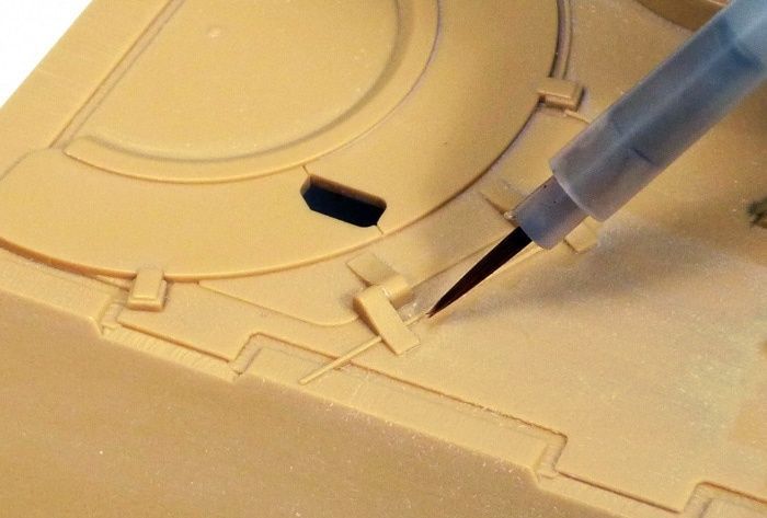 Змивка модельна сіра (Gray) Panel Line Accent Color (40 мл), Tamiya 87133