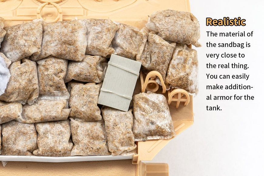 Набір для імітації мішків з піском для масштабу 1/35 (40 шт), LIANG 0511