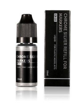 Фарба для хромового маркера (Chrome Silver) DSPIAE CR-10, 10 мл