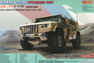 Збірна модель 1/35 КамаЗ K-4386 Тайфун-ВДВ ранній тип, RPG-Model 35021