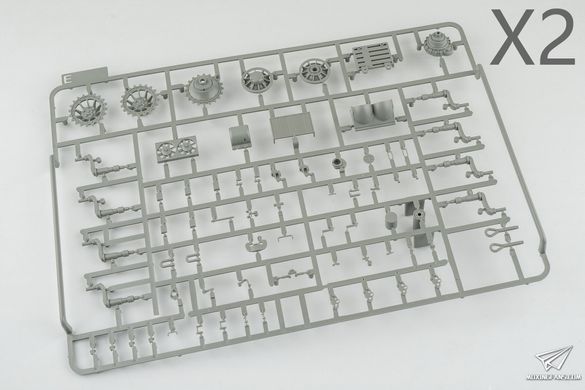 Збірна модель 1/35 Tiger I Pz.Kpfw.VI Ausf.E середніх випусків з циммеритом, Takom 2198