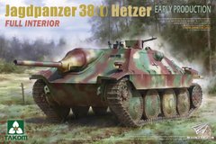 Takom 2170 1/35 Jagdpanzer 38(t) Hetzer ранніх випусків з інтер'єром, німецький винищувач танків