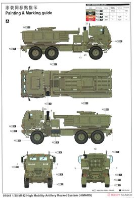 Збірна модель 1/35 M142 High Mobility Artillery Rocket System (HIMARS), Trumpeter 01041