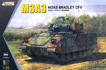 Збірна модель 1/35 M3A3 Bradley CFV бойова машина піхоти, з траками T-161, Kinetic K61014