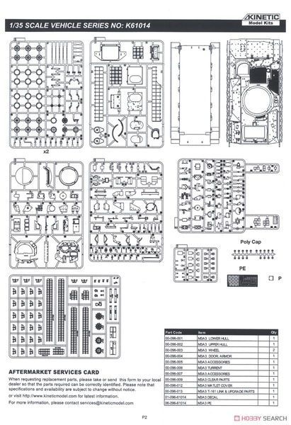 Збірна модель 1/35 M3A3 Bradley CFV бойова машина піхоти, з траками T-161, Kinetic K61014