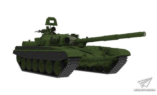Збірна модель 1/35 Т-72M1 основний бойовий танк, з повним інтер'єром, Amusing Hobby 35A038