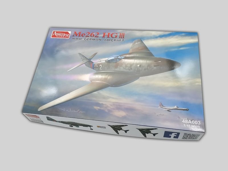 Збірна модель 1/48 Messerschmitt Me.262 HG III, Amusing Hobby 48A003
