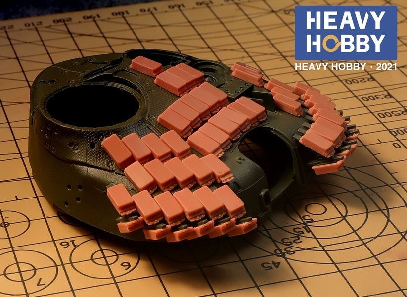 Набір блоків динамічного захисту Контакт-1 (3D друковані) 137 шт. в 1/35, Heavy Hobby HH-35017