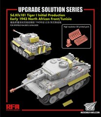 RFM RM-2006 1/35 Набір фототравлення та деталей з 3D друку для моделі німецького танка Tiger I початкових випусків (для RFM RM-5050)