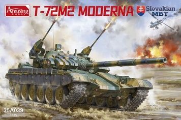 Збірна модель 1/35 Т-72M2 Moderna словацький основний бойовий танк, Amusing Hobby 35A039