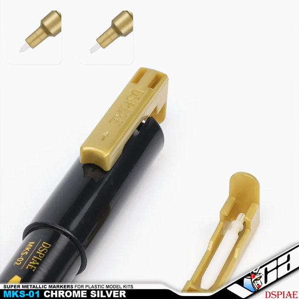 Суперметалічний маркер - Золотий шампанський (Champagne Gold), DSPIAE MKS-03