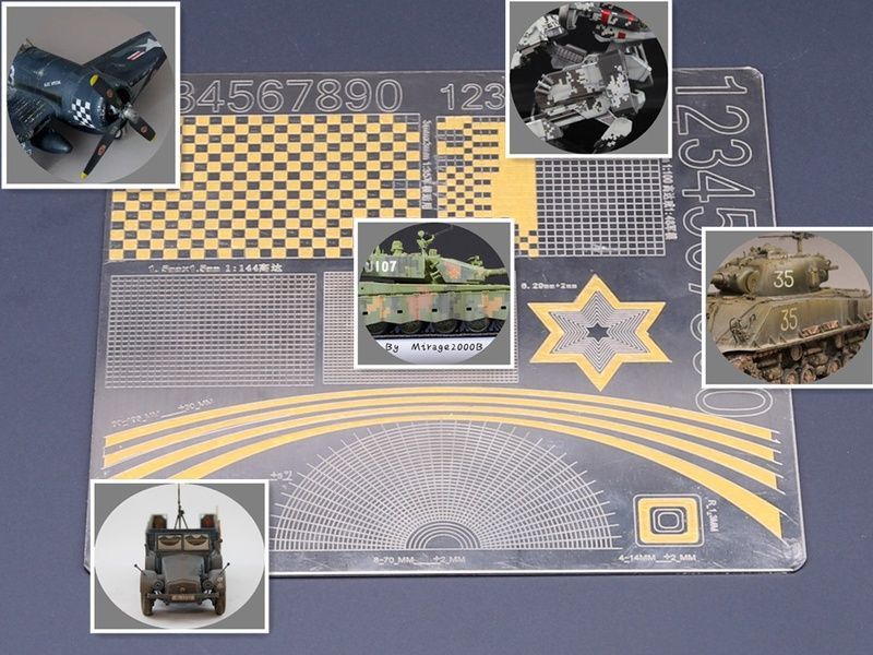 Універсальний шаблон для вирізання масок Border Model BD0012