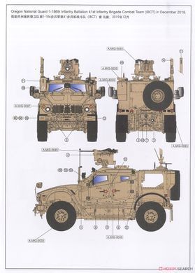 Збірна модель 1/35 M1240A1 M-ATV з M153 CROWS II автомобіль з протимінним захистом США, з повним інтер'єром, RFM RM-5052