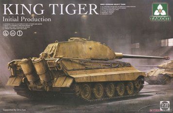 Збірна модель 1/35 PzKpfw.VI Ausf.B Kingtiger початкових випусків, Takom 2096