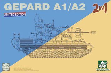 Збірна модель 1/35 Gepard A1/A2 (2 в 1), лімітована версія, Takom 2044X