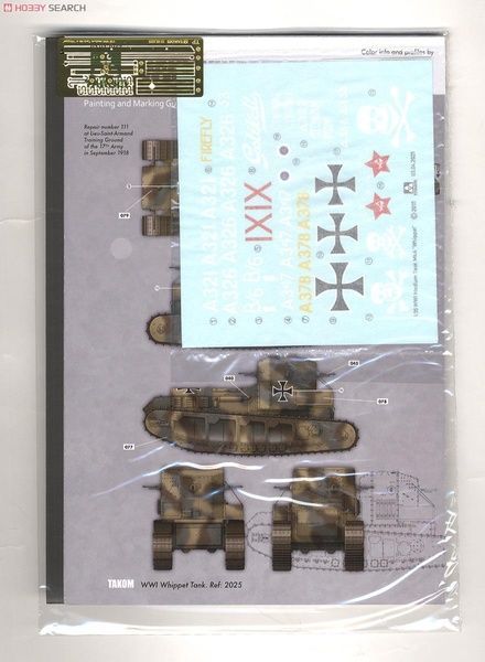 Збірна модель 1/35 Medium Mark A Whippet, Takom 2025