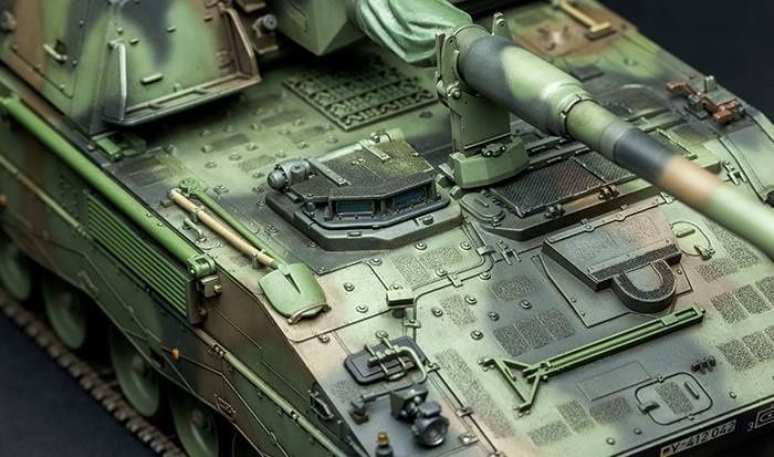 Збірна модель 1/35 Panzerhaubitze 2000 155-мм самохідна гармата-гаубиця, Meng TS-012