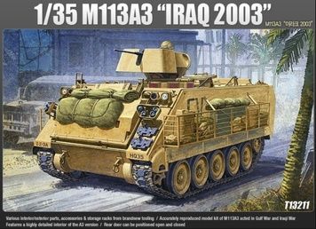 Збірна модель 1/35 M113A3 гусеничний БТР, з інтер'єром, Academy 13211
