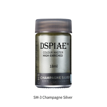 Супер металік &ndash; шампанське срібло (Champagne silver), DSPIAE SM-03 (18 мл)